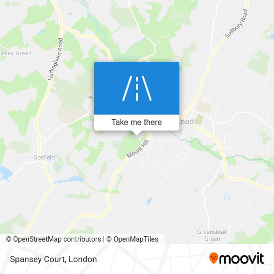Spansey Court map