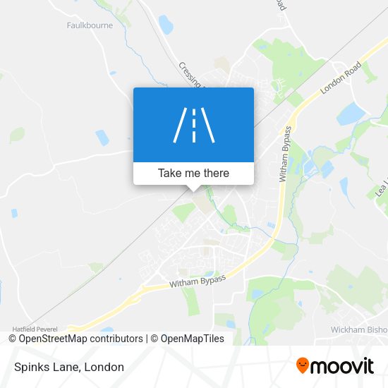 Spinks Lane map
