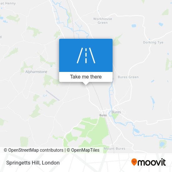 Springetts Hill map