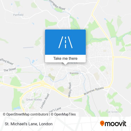 St. Michael's Lane map