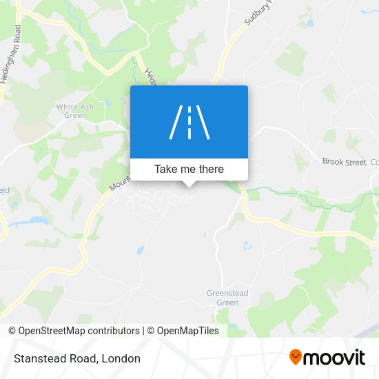 Stanstead Road map