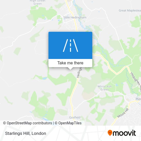 Starlings Hill map