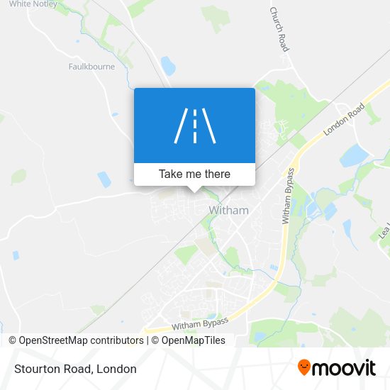 Stourton Road map