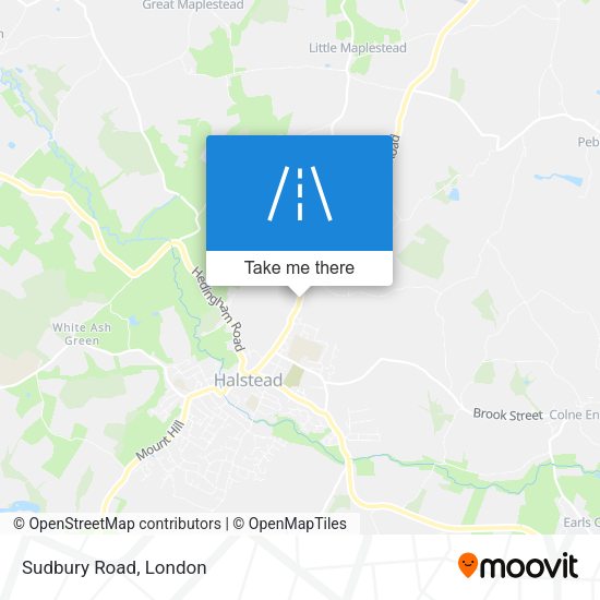 Sudbury Road map