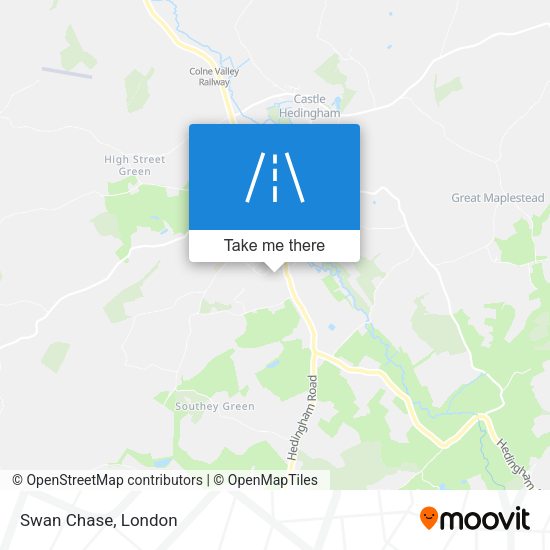 Swan Chase map