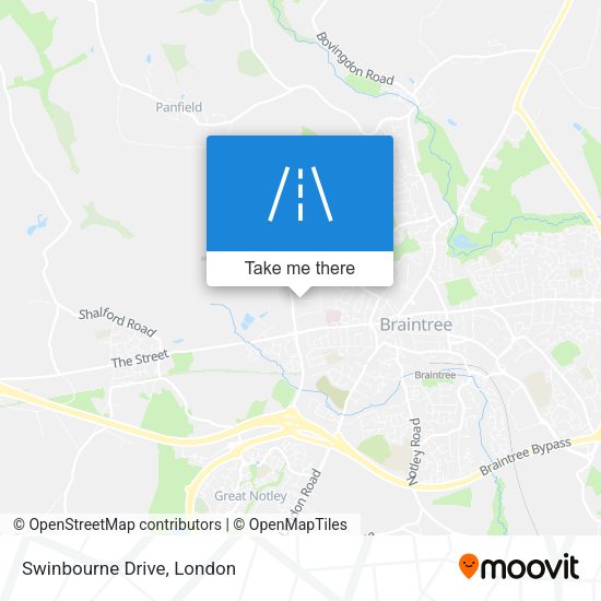 Swinbourne Drive map