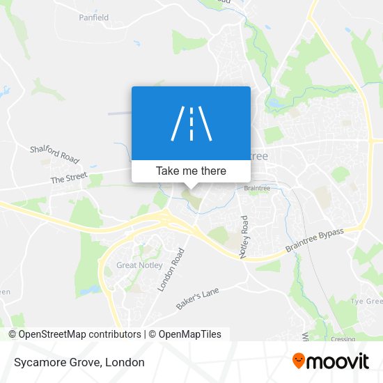 Sycamore Grove map