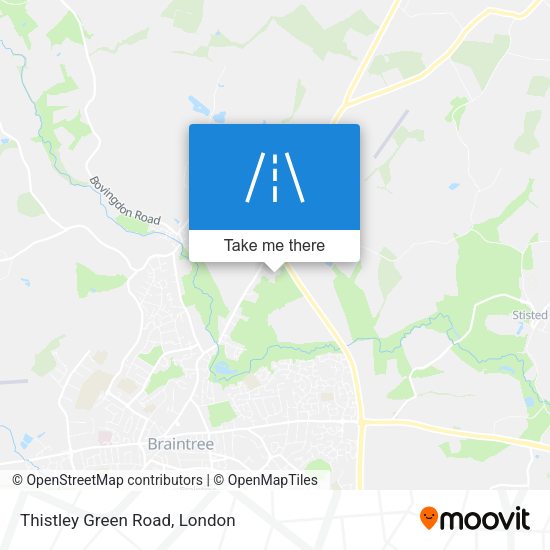 Thistley Green Road map