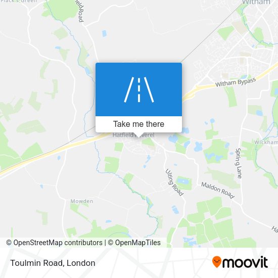 Toulmin Road map