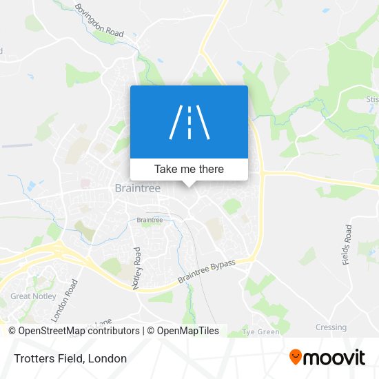 Trotters Field map