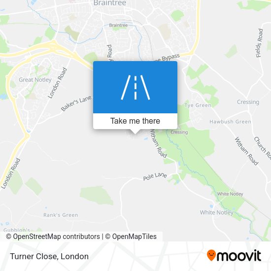 Turner Close map