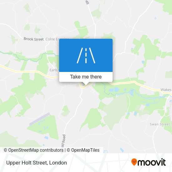 Upper Holt Street map
