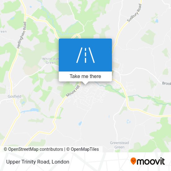 Upper Trinity Road map