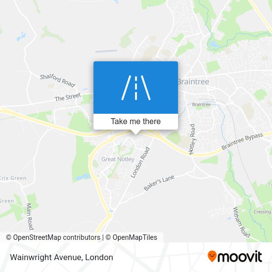 Wainwright Avenue map