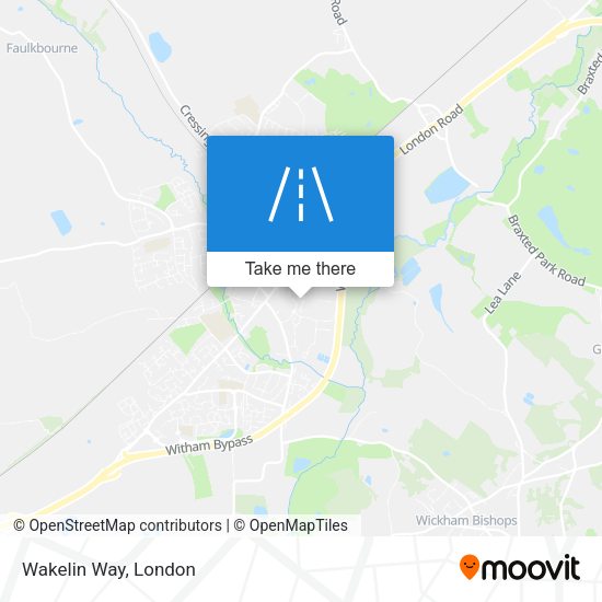 Wakelin Way map
