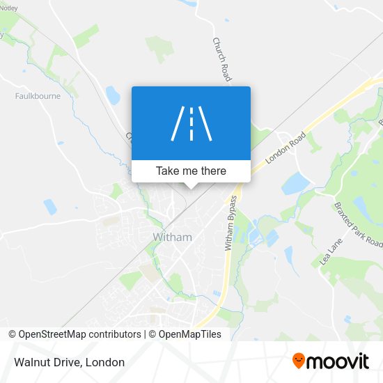 Walnut Drive map