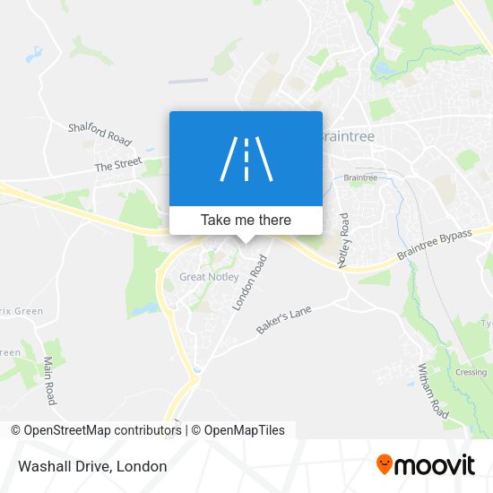 Washall Drive map