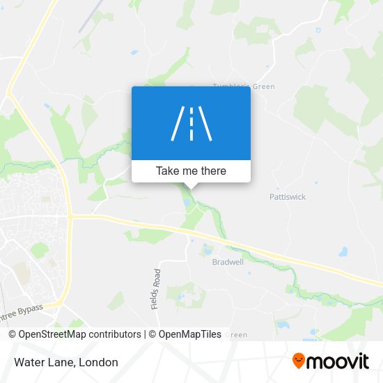 Water Lane map