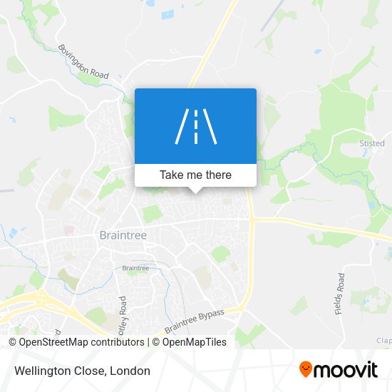 Wellington Close map