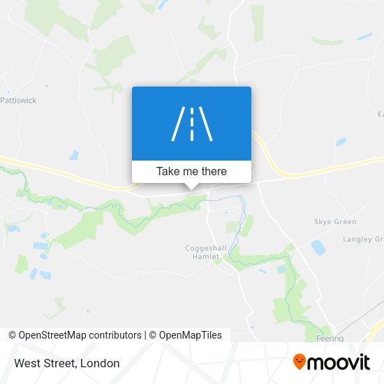 West Street map