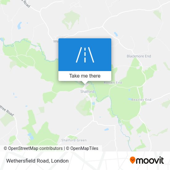 Wethersfield Road map