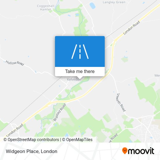 Widgeon Place map