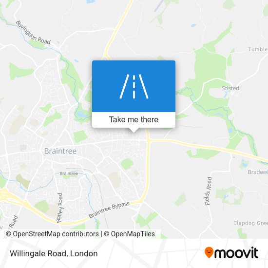 Willingale Road map