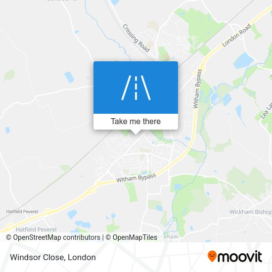 Windsor Close map