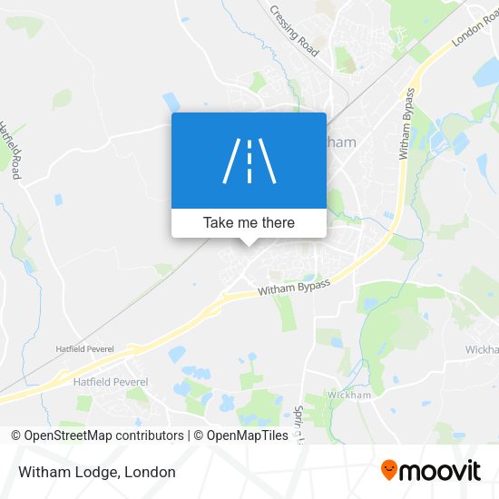 Witham Lodge map