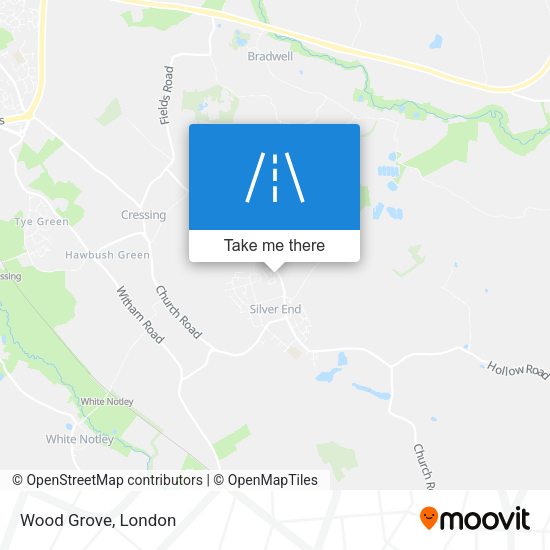 Wood Grove map