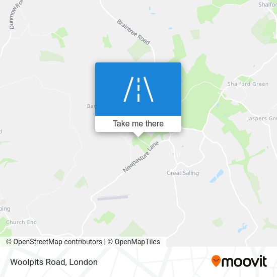 Woolpits Road map