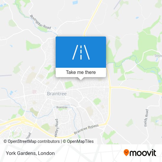York Gardens map