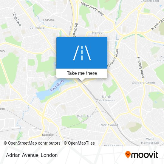 Adrian Avenue map