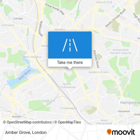 Amber Grove map
