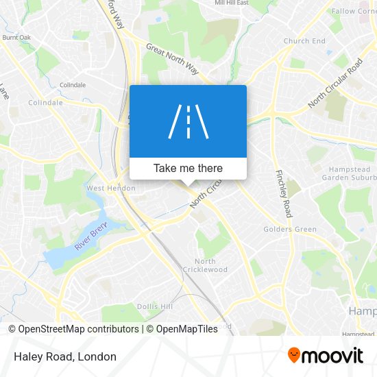 Haley Road map