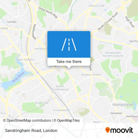 Sandringham Road map