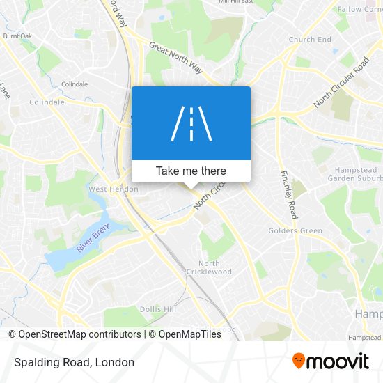 Spalding Road map