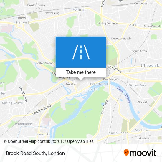 Brook Road South map