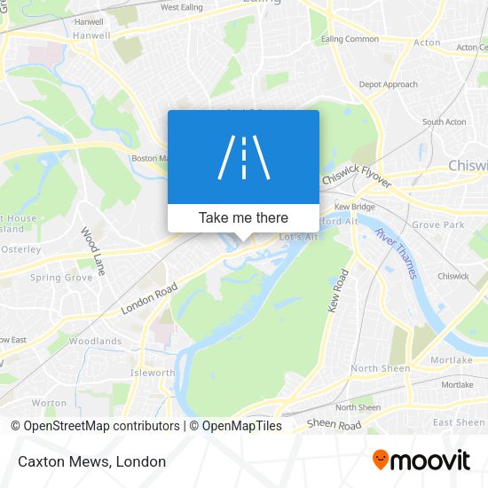 Caxton Mews map