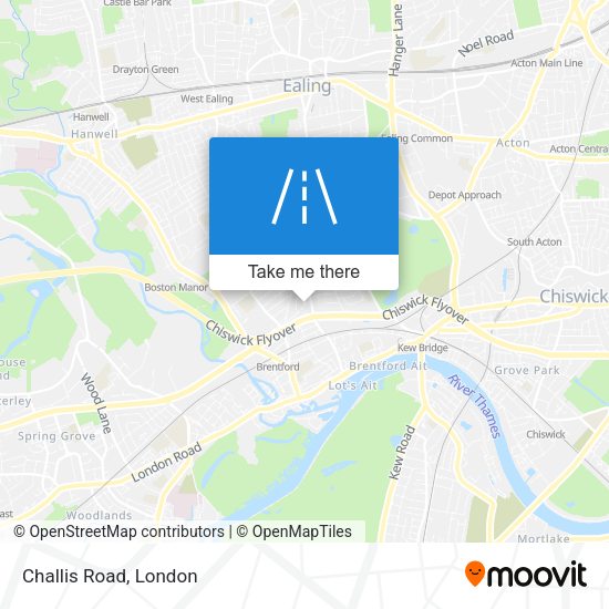 Challis Road map