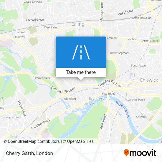 Cherry Garth map