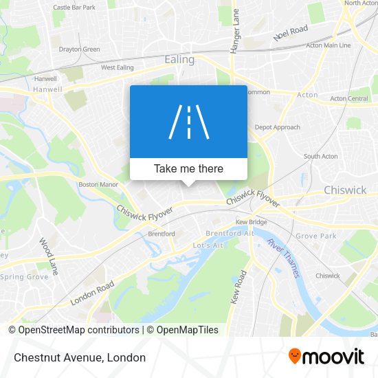 Chestnut Avenue map