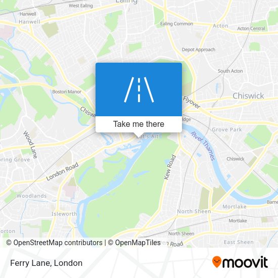 Ferry Lane map