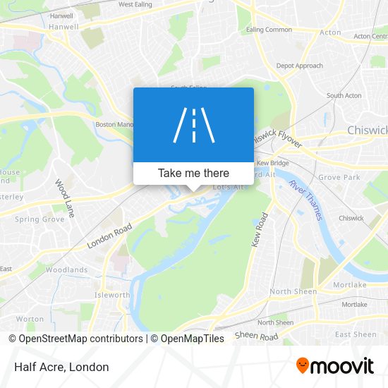 Half Acre map