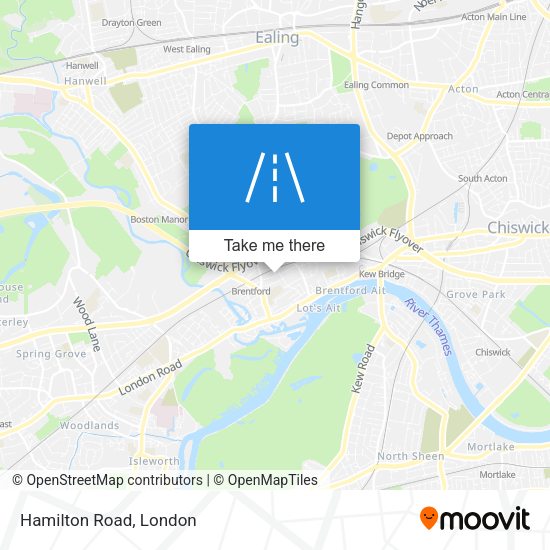 Hamilton Road map
