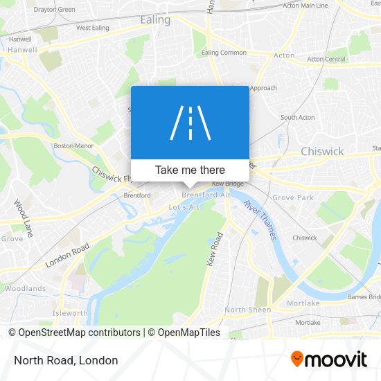 North Road map