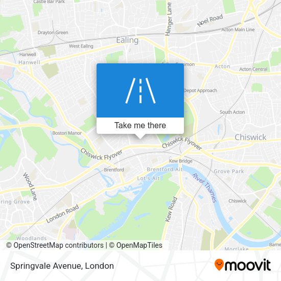 Springvale Avenue map