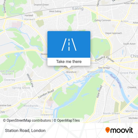 Station Road map