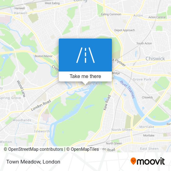 Town Meadow map