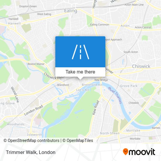 Trimmer Walk map